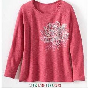 Crewneck, Embroidered-Motif, Pullover Sweater